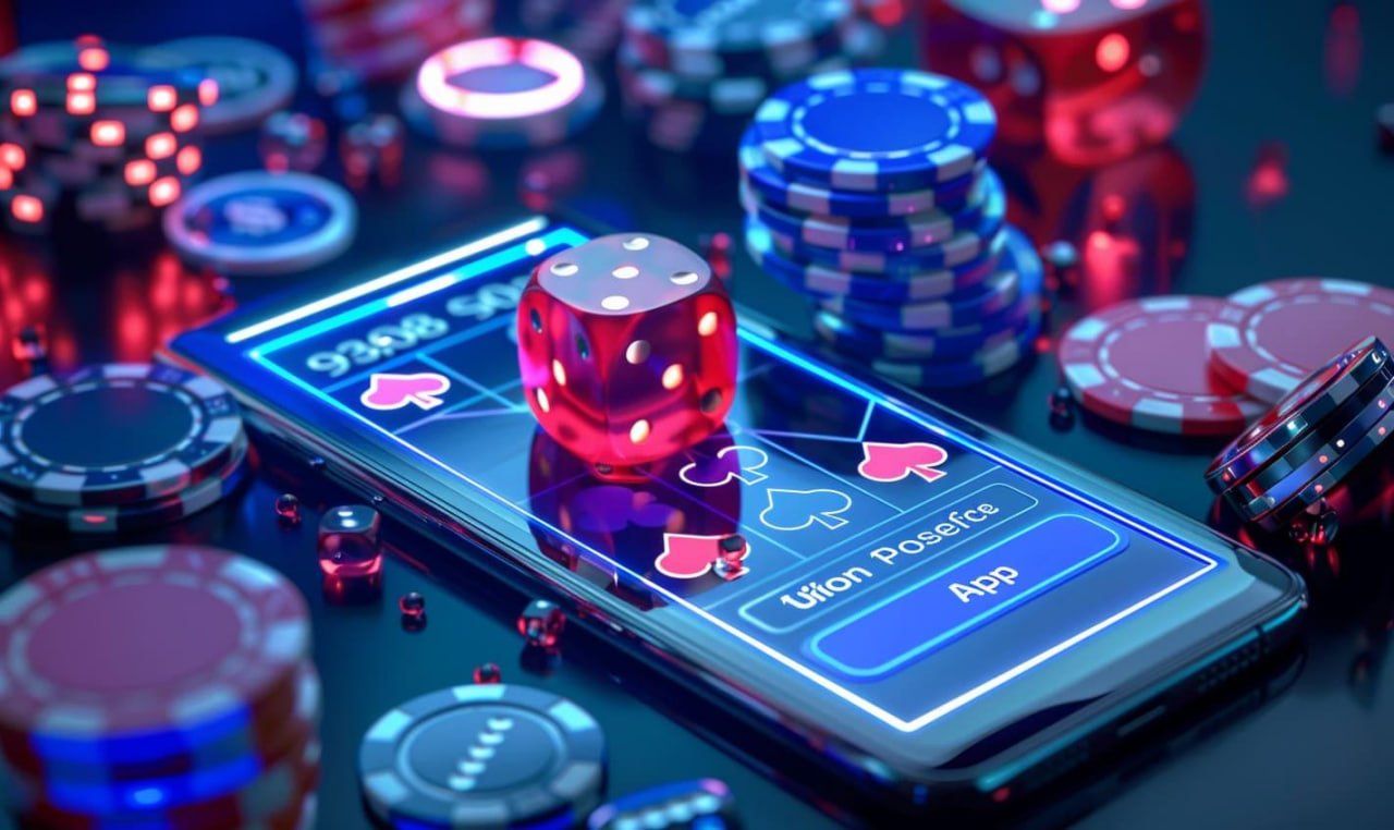 Aplikasi freechip tampilan antarmuka game kasino di smartphone Android iOS